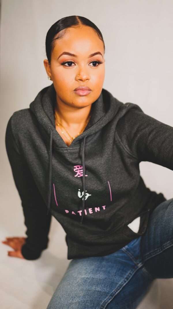 Women's Classic Charcoal Hoody - Image 5