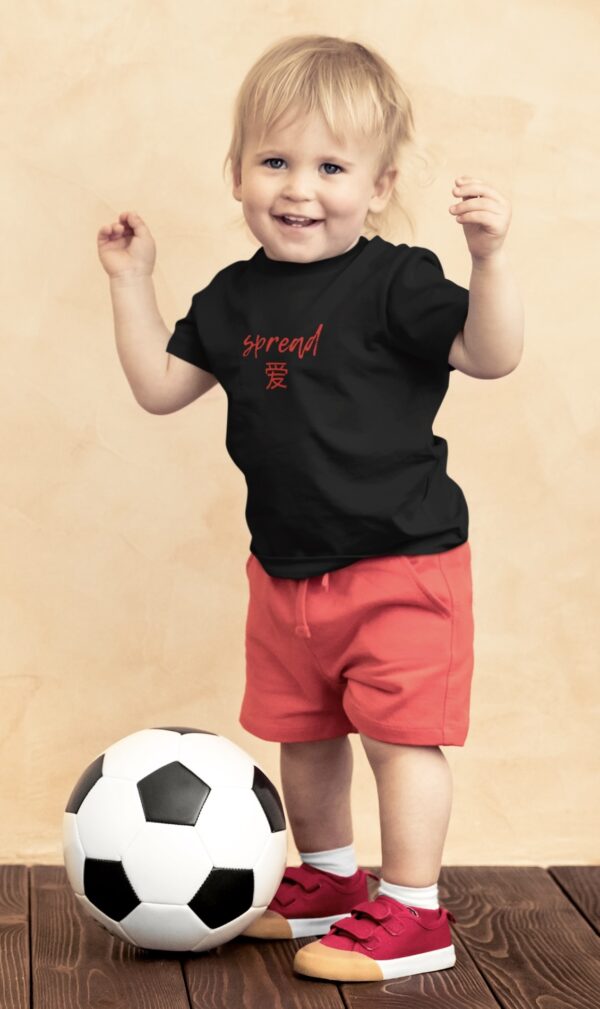 Babies/ Toddler's Spread Love 'loose fit' Black or White Tshirt